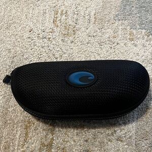 Costa Black Sunglasses Case with Blue Logo